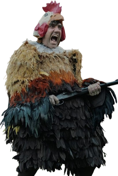 The Gentlemen Daniel Ings Freddy Horniman Chicken Costume - Image 2